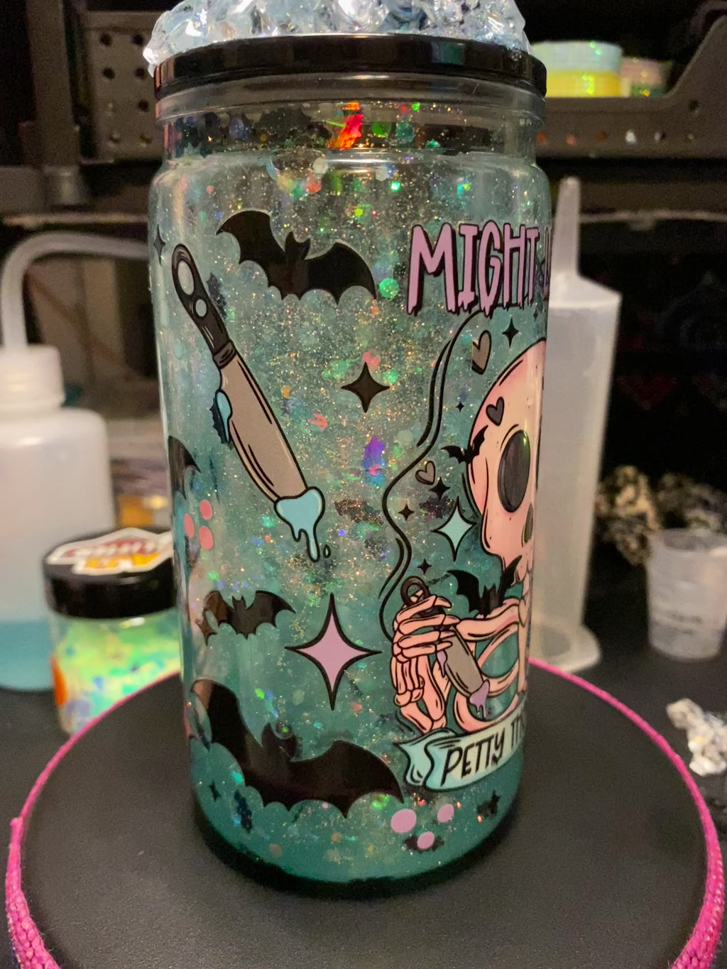 Petty thoughts 16oz cup
