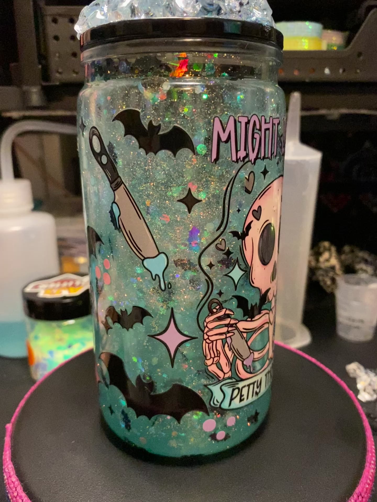 Petty thoughts 16oz cup